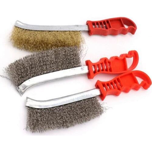 Barbecue Grill BBQ Brush Clean Tool Grill Accessories Stainless Steel Bristles Non-stick Cleaning Brushes Barbecue Accessories