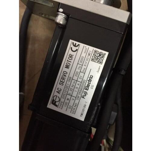 GYS101DC1-S6B servo motor , used in good condition . 80% appearance new , good working , free shipping