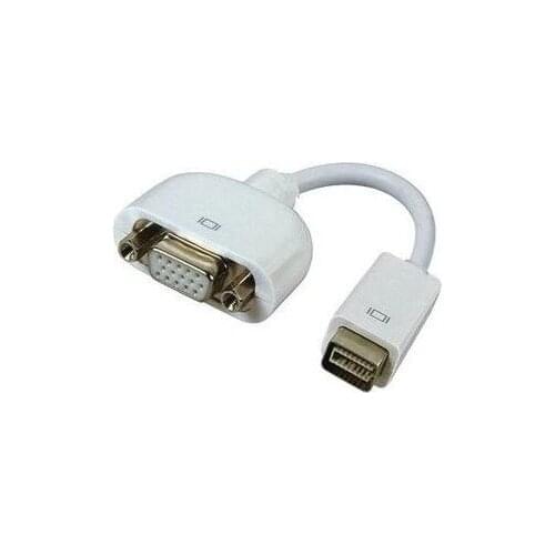 100PCS Mini DVI to VGA Adapter Cable for NoteBook iMac Mac Mini MacBook PowerBook 12inch