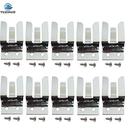 10pcs Mic Microphone Speaker Belt Hang Up Clip Handset Hook for Yaesu MH-31A8J MH-31B8 MH-48 Icom HM-152 HM36 Motorola Ham Radio