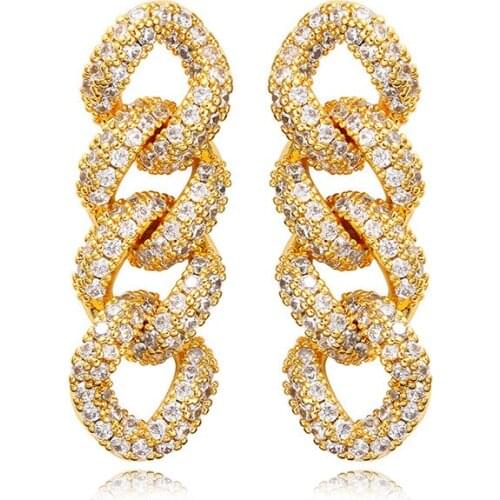 La MaxZa Women's Gold Earrings