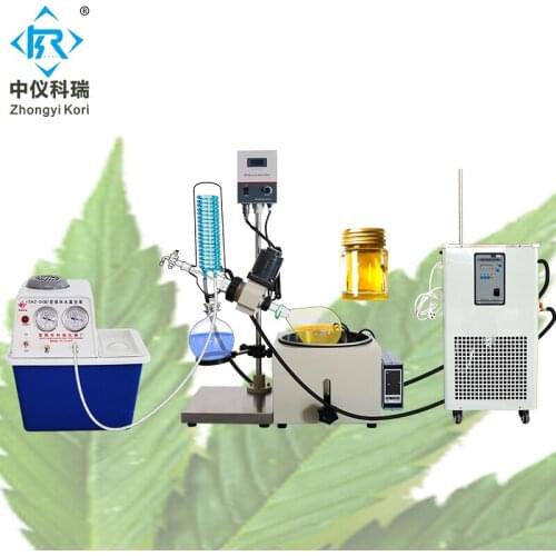 Lab small vacuum rotary evaporator alcohol distiller home