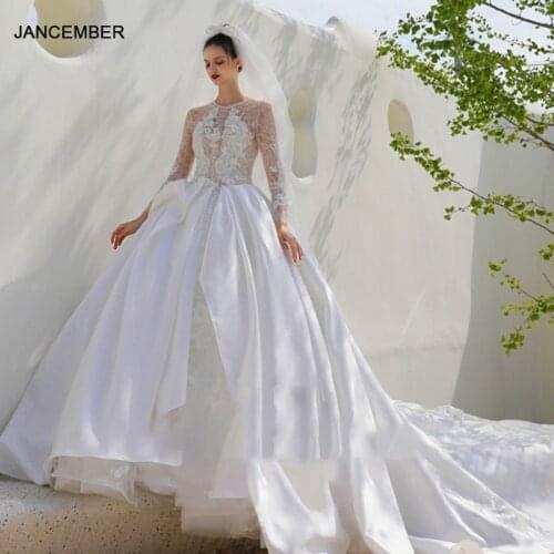 LDR57 White Elegant Wedding Dress Tulle See-through Frill 2021 Bridal Graceful Mori Super Fairy Dream Dress Chic Gown Light Yarn