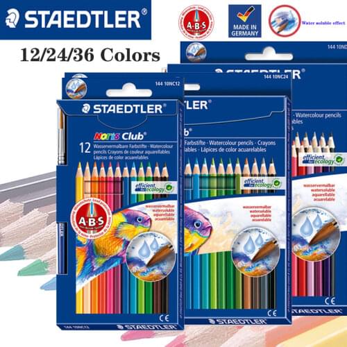 Staedtler 144 10ND water-soluble colored pencil 12 /24/ 36 Colors Set for Drawing Sketching Secret Garden pencil
