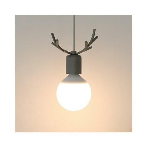 Nordic creative restaurant pendant lamps childrens room bedroom living room elk antlers Pendant Lights LO7242