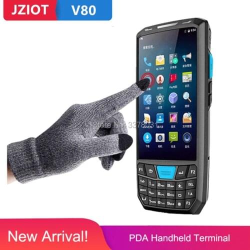 Handheld Terminal Android PDA Barcode Scanner, 1D Laser Barcode Engine, Android 7.0 OS, WiFi 802.11b/g/n, For Field Mobile Work