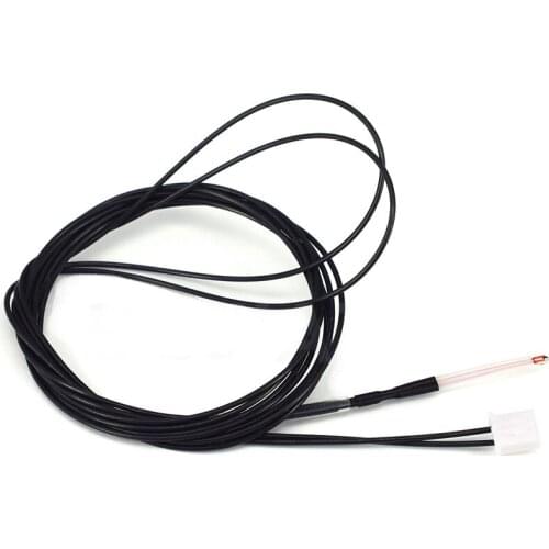 2PCS thermistor black strip terminal NTC 100K can be matched with MK2b heating aluminum block 1% 3D printer accessories
