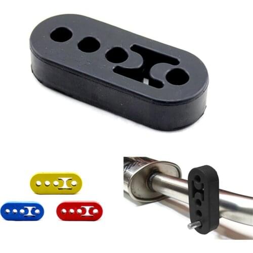 4 Holes Muffler Insulator Hanger Car Exhaust Tail Pipe Mount Bracket Hanger Universal For VW Audi Ford Toyota Kia Hyundai Seat