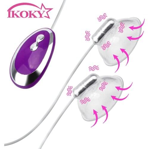 Tongue Lick Nipple Sucker Vibrator Sex Toy for Woman Nipple Suction Cups Vibrator Electric Breast Pump Breast Enlarge Massager