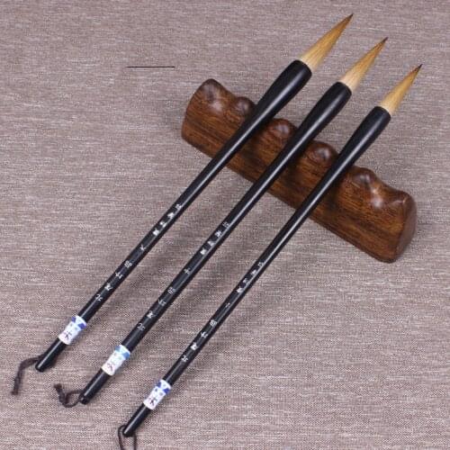Zou family farming Pen Shop North tail treasure wolf hair brush regular script running grass landscape painting brush