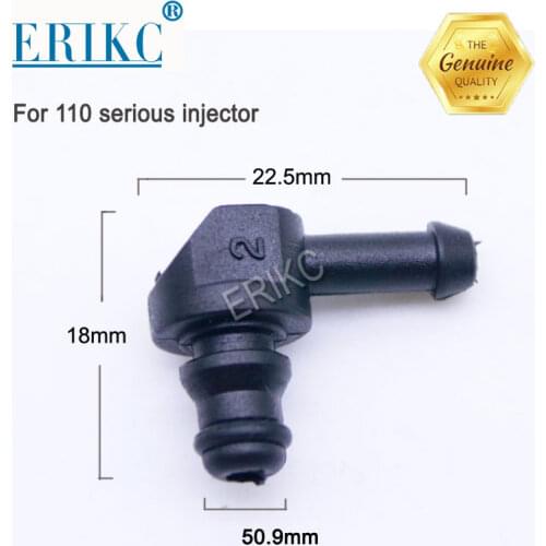 10PCS common Rail Injector Return Oil Backflow Pipe Connector 90 degree Plastic Tee connector for Bosch 110 Series Injector