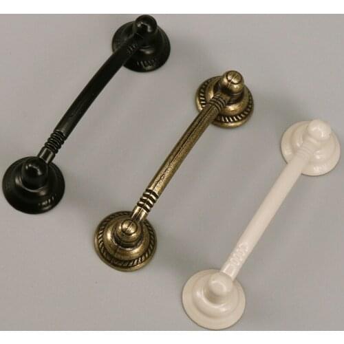 2Pcs Zinc Alloy Antique Handle Drawer Small Furniture Handle Jewelry Box Handle Gift Box Pull Handle