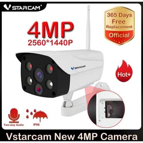 2021 Vstarcam 4MP IP Camera Outdoor Wifi Camera Video Surveillance Security Camera Intercom Color/IR Night Vision Global Version