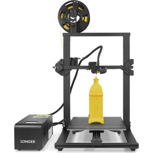 LONGER LK1 3D Printer 2.8Inch Color TouchScreen 300x300x400mm Large Print Size Full Metal Body Filament Detector Resume Printing