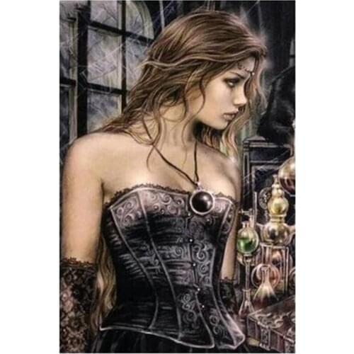 5D Diy Diamond Embroidery Horror Vampire Full Square Round Diamond Painting Home Decoration Wall Art Cross Stitch FH1217