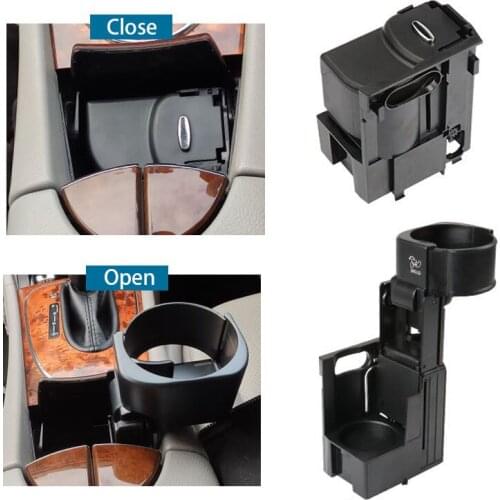 Car Water Cup Holder Center Console Insert Drinks Cup Holder for Mercedes Benz W211 E-Class 2003-2008 Auto Accessories