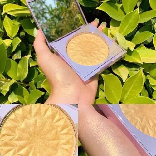 Glitter Highlighter Powder Bronzer Palette Makeup Glow Face Contour Shimmer Illuminator Highlight Pigmented Eyeshadow Palette