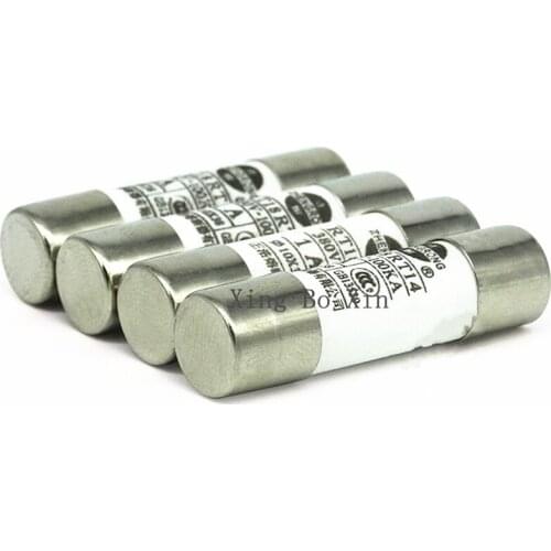 10PCS RT18-32A 10 * 38 quick blow ceramic fuse10x38mm 380V 500V RT18 RT14 0.5A 1A 2A 3A 4A 5A 6A 8A 10A 16A 20A 25A 32A 40A RT18