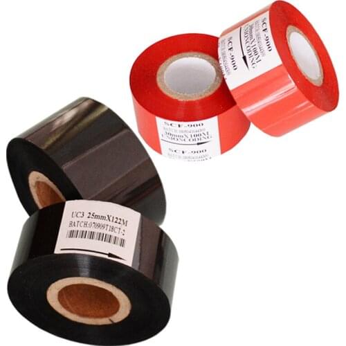 Black Width 35mm length 120M coder black ribbon for packing plastic bags