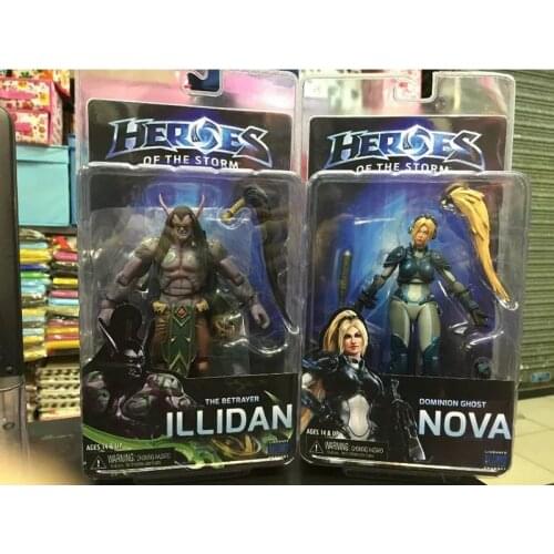 Heroes Of The Storm Sylvanas Nova Tyrael Arthas Illidan PVC Action Figure Collectible Model Toy