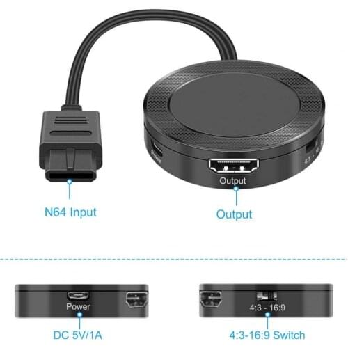 HDMI-compatible to VGA Adapter Digital to Analog Converter Cable for Meetings Laptop TV Box to Projector Displayer