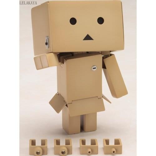 Mini Assembled Model Transform Robot Danbo Cartoon Creative Collection Anime Action Figure Deformation Doll New Brinquedos 10cm