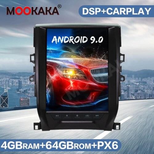 Tesla Style Android 9.0 4GB+64GB Car GPS Navigation Multimedia Player For Toyota Reiz 2010-2013 Auto Stereo Carplay Head Unit 4K