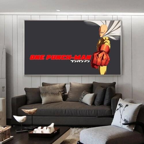 One Punch Man Poster Illustration Picture Anime Wall Art Print Decor,20 x 28 Inches,No Frame