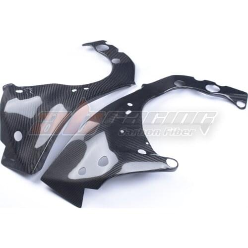 Frame Heat Shield Guard Cover For Yamaha R1 2015 2016 2017 2018 2019-2020 Full Carbon Fiber 100% Twill