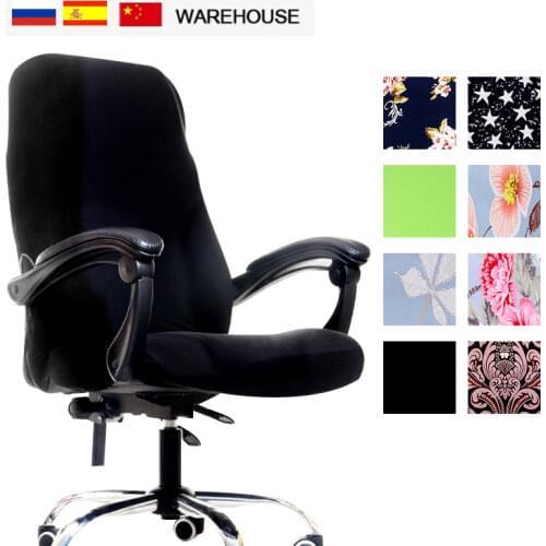 S/M/L Sizes Office Stretch Spandex Chair Covers Anti-dirty Computer Seat Chair Cover Removable Slipcovers For Office Seat Chairs
