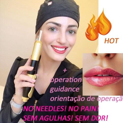 High Pressure Hyaluronic Acid Pen 0.3ml &0.5ml Anti Wrinkle Lifting Lip fillerl Atomizer Hyaluronpen Ampoule Head Syringe Needle