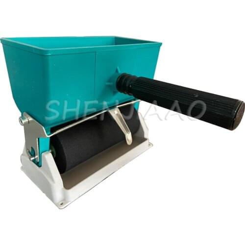 MM3C/MM6C Manual Wallpaper Gluing Machine Woodworking Portable Roller Brushing Gluing Machine Manual Glue Rolling Machine