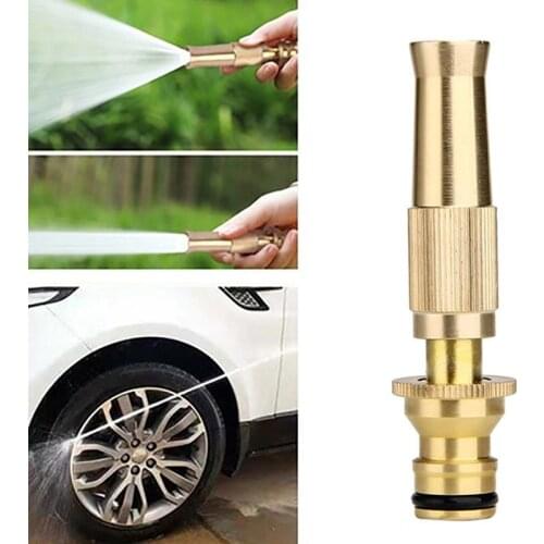 Durable Brass Water Spray Gun Household Car Wash Water Gun Portable Garden Water Gun Hose Car Wash Nozzle