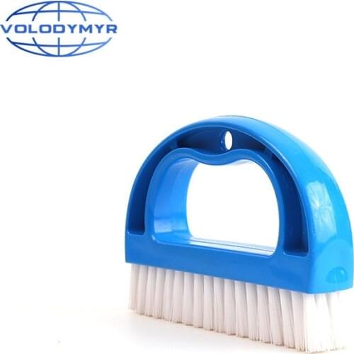 Volodymyr Car Wash Brush Interior Brushes Blue Plastic for Door Gap Floor Mat Auto Cleaning Detail Clean Detailing Washing Tools