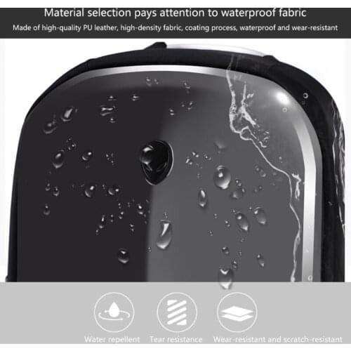 Waterproof Men Backpack with Usb Charing Port Password Lock Laptop Bag Schoolbag