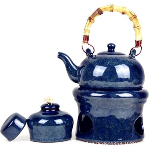 High-grade purple clay tea warmer tea stove Heating the base of the beam to cook tea pots