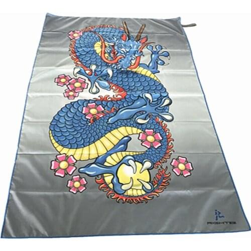 Outdoor high quality soft quick dry sports swimming beach bath travel yoga microfiber towel with mesh bag