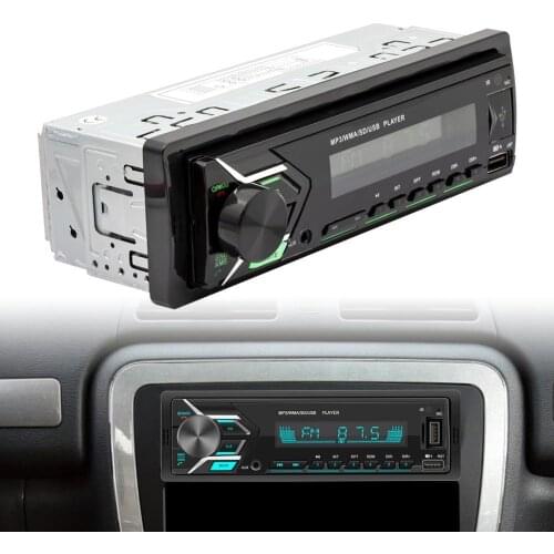 12V Stereo Car Radio Digital Bluetooth Handsfree MP3 Player 60Wx4 FM Audio Kit USB Input Support Bluetooth Finder Car Accessory