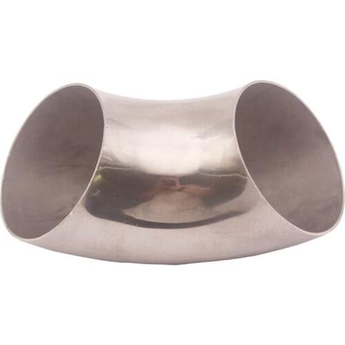 3" Exhaust Pipe Elbow Ultra Tight Radius Mandrel Bend 90 Degree Stainless Steel 0.84D Exhaust Tube
