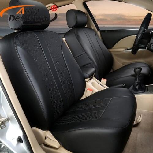 AutoDecorun customized car seat covers for BMW X5 e53 e70 accessories seat covers PVC leather car seats protectors complete sets