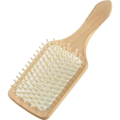 Wooden Comb benefits best Wood Hair Extension Brush Spa Massage Comb Handle Natural Bamboo Anti-static Brush