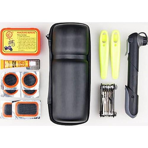 Bicycle Repair Kits Bag Bike Multifunction Tools Cycling Repair Tools Kits Set Tire Repair Kits Tool Bottle Bag Portable