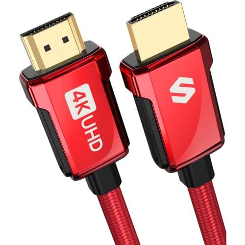 Silkland 4K HDMI 2.0 Cable 2M 6.6FT Support 4K 60Hz, ARC, HDR, 3D, Ethernet, Ultra High Speed HDMI to HDMI Cable