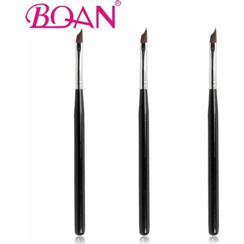 BQAN 10Pcs/Lots UV Gel Nail Brush Ombre Nylon Hair #6 & #8 Nail Painting Flower Pen Brushes Wood Handle Manicure Art Brush Tool