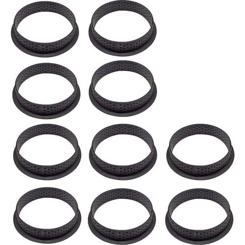 Mousse Round Cake Mold Dessert Baking Tool Cake Decorating Ring, Reusable Round Perforated Plastic Baking Accessories