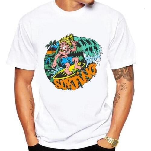 Summer Casual Beach Print Men T-Shirts tee Print Pattern palms california funny t shirt men Boy Cool Tops Hipster t shirt