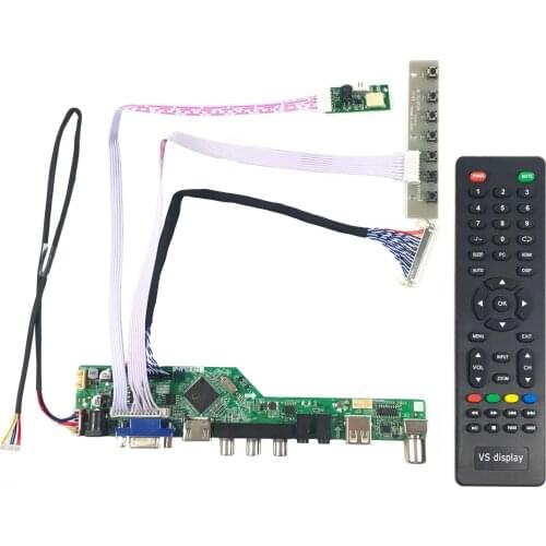 HD MI VGA AV USB RF LCD Controller Board Compatible Work With 19inch 1280x1024 G190EG02 V1 G190ETN01.9
