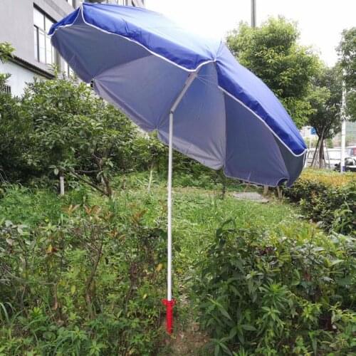 Sun Beach Fishing Stand Rain Gear Garden Patio Parasol Ground Anchor Spike Umbrella Stretch Stand Holder Foot Pin Insertion