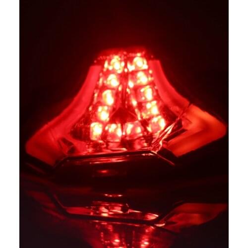 Weatherproof LED Reflector Rear Tail Brake Stop Marker Light Stop Lamp for Yamaha R25 R3 MT03 MT07