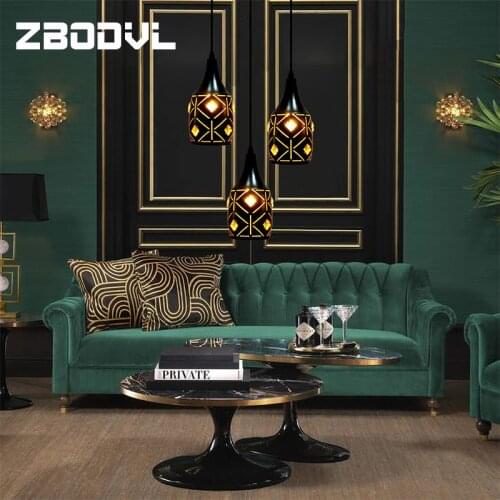 Industrial Black Hollow Pendant Light Loft Lamp Carved Leaf Iron Hang lamp E27 Bar Dining Room Vintage Nordic pendant lamp